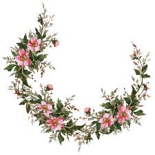 Demi Couronne Floral Floral Frame Roses Roses Roses Vintage Clipart Mariage Bebe Douche Anniversaire Ancient Rose Clipart Et Bebe Mariage