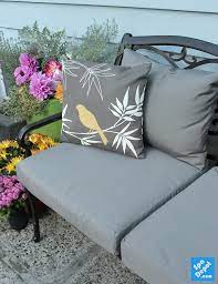 How To Easily Recover Your Outdoor Furniture Cushions Outdoor Furniture Cushions Patio Cushions Outdoor Patio Cushions