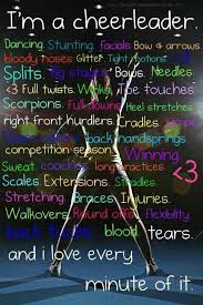 When the game is over i just want to look at myself in the mirror, win or lose, and know i gave it everything i had. Cheerleading Tryout Quotes Quotesgram