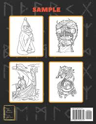 Print and download your favorite coloring pages to color for hours! Viking Coloring Book Norse Mythology Colouring Pages For Adults And Children Factory Paper 9798654459374 Amazon Com Books