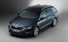 Download Wallpapers Skoda Octavia Combi 2017 4k Blue Octavia Station Wagon New A7 Czech Cars A7 Combi Skoda Besthqwallpapers Com Skoda Octavia Combi Skoda Octavia Skoda