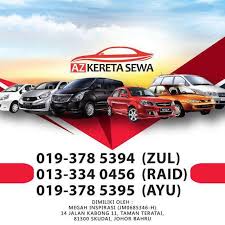 Perjalanan di sekitar malaysia boleh dimulakan hanya dengan beberapa klik sahaja untuk. Az Kereta Sewa Skudai Jb Viral Muafakat Johor Facebook