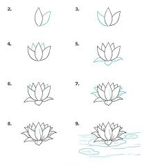 How To Draw A Water Lilly Simple Rose Drawing Step By Step Diy Tutorial Easy Flower Drawings Flower Drawing Tutorials Simple Flower Drawing Today we will draw a water lily. flower drawing tutorials