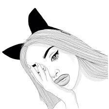 1001 Idees Pour Realiser Un Dessin Swag Hommage A La Fille Swag Portrait Dessin Dessins Pinterest Dessin De Fille