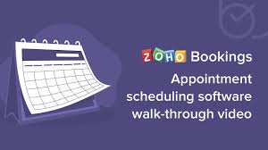 Complete Walk Through Of Zoho S Appointment Scheduling Software Zoho Bookings Youtube