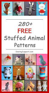 280 Free Stuffed Animal Patterns Stuffed Animal Patterns Teddy Bear Sewing Pattern Bear Patterns Sewing
