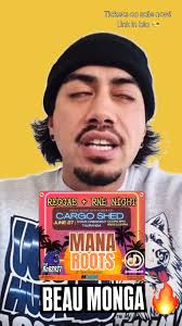 MANA ROOTS is stoked to be having @beaumonga featuring his many talents at  REGGAE + RNB NIGHT @cargoshedtauranga. Tickets are selling so don’t miss  out