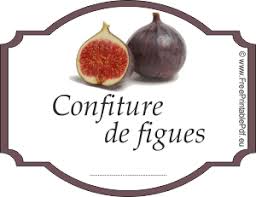 Etiquette Pour Confiture De Figues Gratuit Pdf Imprimable Confiture De Figues Etiquette Confiture Confiture
