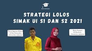 Check spelling or type a new query. Strategi Lulus Simak Ui S1 Dan S2 2021 Youtube