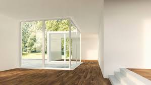 She writes on interior design best practices/ process & philosophy. 3d Rendering Of Modern Home Interior With View To Garden Stockphoto