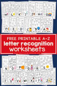 Letter recognition in early childhood. Letter Recognition Worksheets 26 Page Free Printable Pdf Bundle This Tiny Blue House