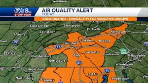 Therefore, air quality alerts in minnesota, iowa, and wisconsin are continuing through the weekend. Central Pa Weather Code Orange Air Quality Alert Today Temps Approach 90