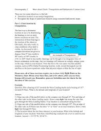 More About Charts Triangulation And Bathymetry