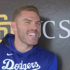 Leading the National League with a .351 batting average and 21 doubles,  Freddie Freeman chats with @kirsten_watson ahead of tonight's matchup in  San Diego with the Padres. #LetsGoDodgers