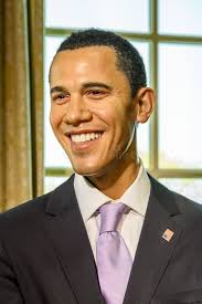 Barack Obama Wosku Postać Przy Madame Tussauds San Fransisco Fotografia  Editorial