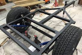 Our Welded Frames Are The Perfect Base For Any Diy Compact Camping Trailer Such As Explorer Boxes Dinoots Or Your Own Jeep Trailer Utility Trailer Trailer Diy
