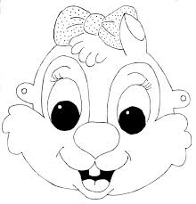 Kids Face Masks Template For Coloring Squirrel Girl Mask Template Animal Masks For Kids Printable Coloring Masks