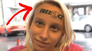 Image result for forehead tattoo