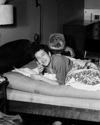 Bob Dylan in the attic of Joe Alper's house. January 15, 1962. 📸: Joe Alper