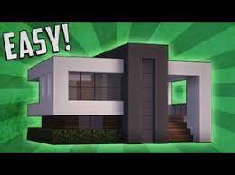 There are a lot of. Minecraft How To Build A Small Modern House Tutorial 14 Youtube Minecraft Small House Minecraft Modern Easy Minecraft Houses