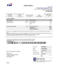 Retail business, which provides a range of telecommunications services and communications solutions to small and medium. Pdf Your Tm Bill Nur Hafizah Academia Edu