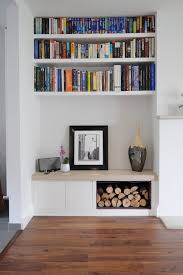Maybe you would like to learn more about one of these? Alcove Log Storage And Book Shelves Contemporary Living Room Surrey By Claude Clemaron Bespoke Wood Interiors Houzz Uk
