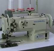 Global UP 1516 P ZIPP - Two Needle Zipper Attaching Sewing Machine With  Puller