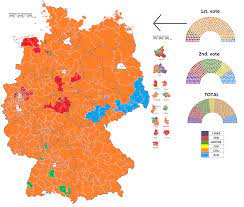 In the current electoral term, parliament is composed of 709 members. Not Oc German Bundestag Constituency And Seat Projection In January 2019 Mapporn