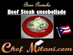 Bistec Encebollado Puerto Rico Receta Receta De Bistec Encebollado O Con Cebollas De Puerto Rico En 2020 Puerto Rico Rico Buen Provecho