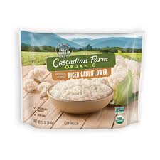( not giving up hope, though, i'll keep checking. Frozen Riced Cauliflower Cascadian Farm Organic