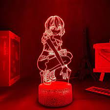 16 Color Remote Control 3d Table Light Anime Figure Kanojo Okarishimasu  Mami Nanami Led Night Light Rent A Girlfriend Usb Lamp - Night Lights -  AliExpress