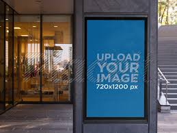 Placeit Vertical Banner Mockup Outside A Department Store Banner Advertising Best Way To Advertise Banner