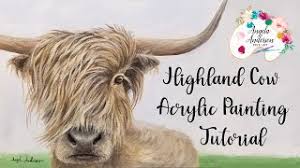 Highland Cow Acrylic Painting Live Tutorial Youtube In draw and paint your pet, she demonstrates, step by step, how every reader can paint just about any animal—including dogs, cats, horses, guinea pigs, even birds—in gorgeous color and detail.