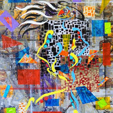 Pin Na Doske Artiste Peintre Contenporain Tropel Acrylique Sur Toile Art Painting