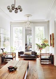Brooklyn Brownstone Classic Features Eclectic Style Home Living Room Brownstone Interiors Interior