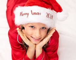 Personalized Santa Hat: Custom Embroidered Christmas Hat