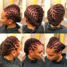 They can be worn short and vertical or long and loose. Very Short Pixie Haircuts Medium Length Hairstyles For Women Waterfall Ponytail 20190403 Dreads Short Hair Hair Styles Locs Hairstyles