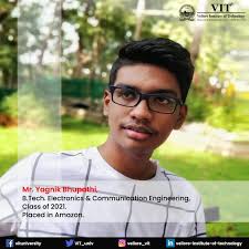 VIT has been a part of my life for a very long time. My interactions with  the campus started with weekday excursions with my father who is a senior  professor in VIT