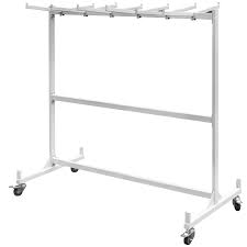 The racks keep the chairs organized when not in use, which helps maximize efficiency when setting up and taking down the chairs. Folding Chair Cart Dolly Foldable Seat Table W Wheel Caddy Folding Chair Rack Ebay