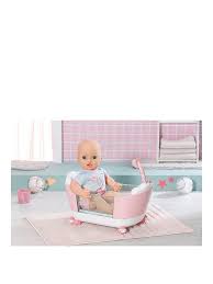 Baby Annabell Let'S Play Bathtime Tub 43Cm - Under-The-Sea Pattern &  Special Water Effect - Lights