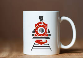 Download Free Train Monogram Svg Png Eps Dxf By Caluya Design