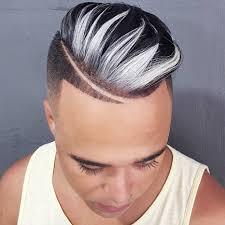 And These Waves Of White Men Haircut Styles Mens Hairstyles Dyed Hair Men