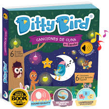 Amazon.com: DITTY BIRD Spanish Toys for Toddlers 1-3 | Nursery Rhymes Book  for Babies | Spanish Learning for Kids | Bilingual Toys | Music Book |  Books with Sound |Pin Pon Sound