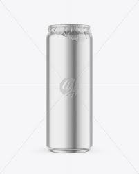 Download 500ml Matte Metallic Drink Can W Foil Lid Mockup In Can Mockups On Yellow Images Object Mockups