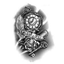 Custom Tattoo Design Clock Tattoo Clock Tattoo Design Watch Tattoos