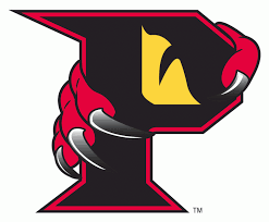 Orlando Predators Primary Logo 2011 A Red Claw Grasping Onto A Black And Red P With A Yellow Eye Arena Football Sports Team Logos Sports Logo Design
