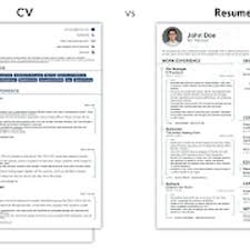 Resume yang baik adalah ringkas, namun cv bisa menjangkau lima halaman atau lebih, memberikan penjelasan rinci tentang riwayat pekerjaan pemohon, prestasi akademik, penghargaan, publikasi, dan banyak lagi. Apa Beza Curriculum Vitae Dan Resume