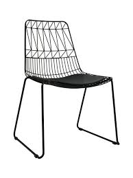 Lucy Side Chair Wire Dining Chairs Modern Dining Chairs Stackable Dining Chairs