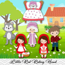 Choose your favorite little red riding hood designs and purchase them as wall art, home decor, phone cases, tote bags, and more! Commercial Use Little Red Riding Hood Clip Art Bundle Clip Art Art Collectibles Kromasol Com