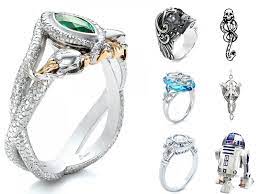 Rings Gone Adorkable Let S Scheme About Custom Fandom Rings With Joseph Jewelry Offbeat Bride Fandom Rings Custom Wedding Rings Bridal Gold Jewellery